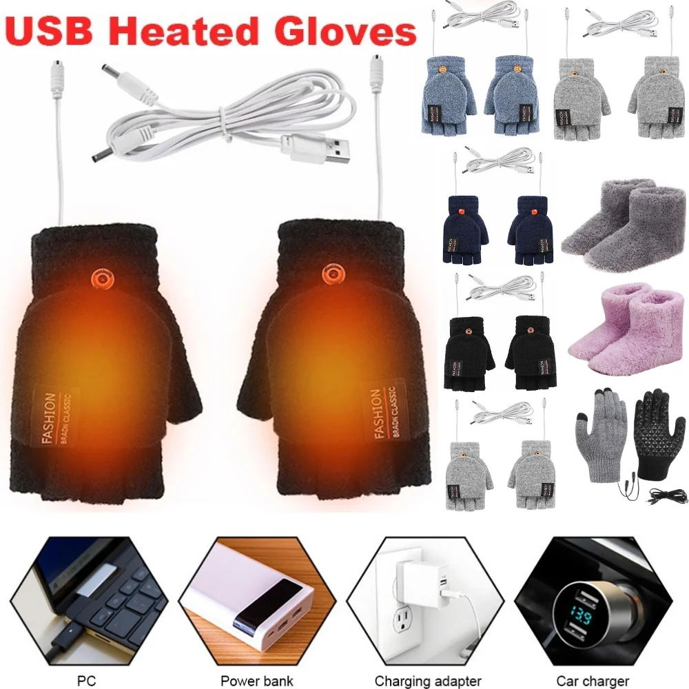 Touch Screen Gloves - Guanti riscaldati elettrici USB Touch screen