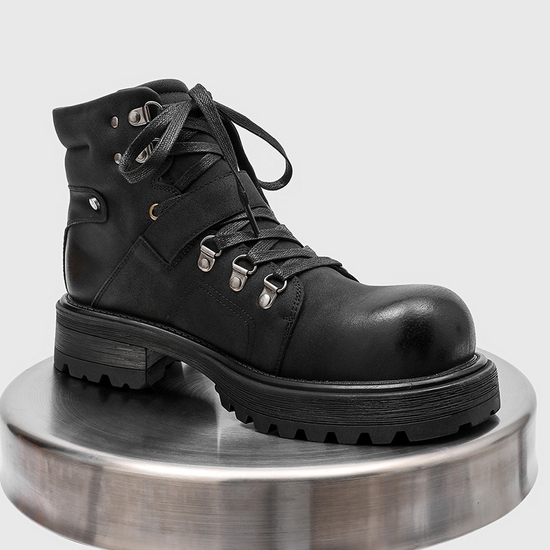Stivali in pelle da uomo di ma - Waterproof Winter Boot recensione e prezzo