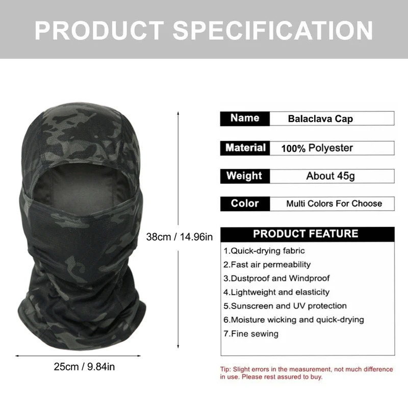 Passamontagna mimetico Cappell - Balaclava Ski Mask recensione e prezzo